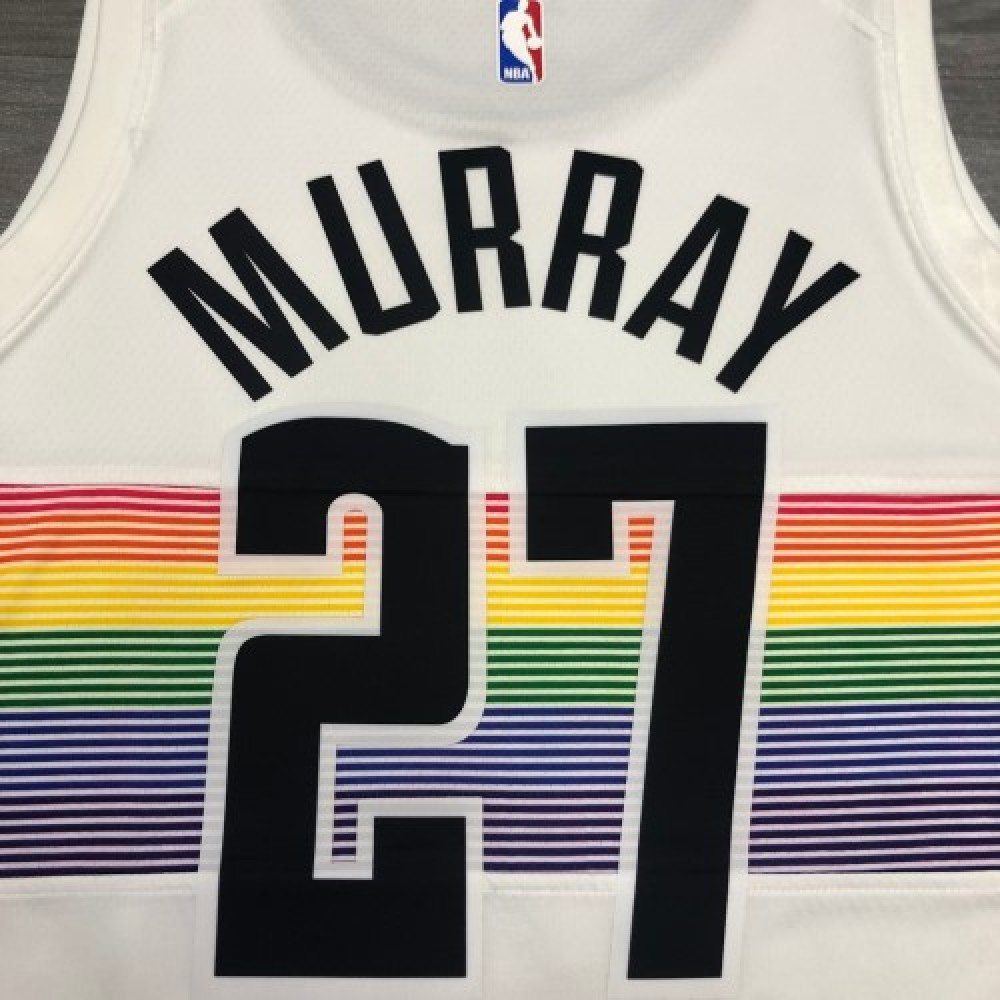 Men's Denver Nuggets Jamal Murray #27 White Swingman Player Jersey – City Edition-Pro Kit Vault | Brand New 26/27 Sports Jerseys